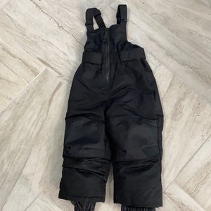 Black Cherokee winter kids overalls unisex sz 2T